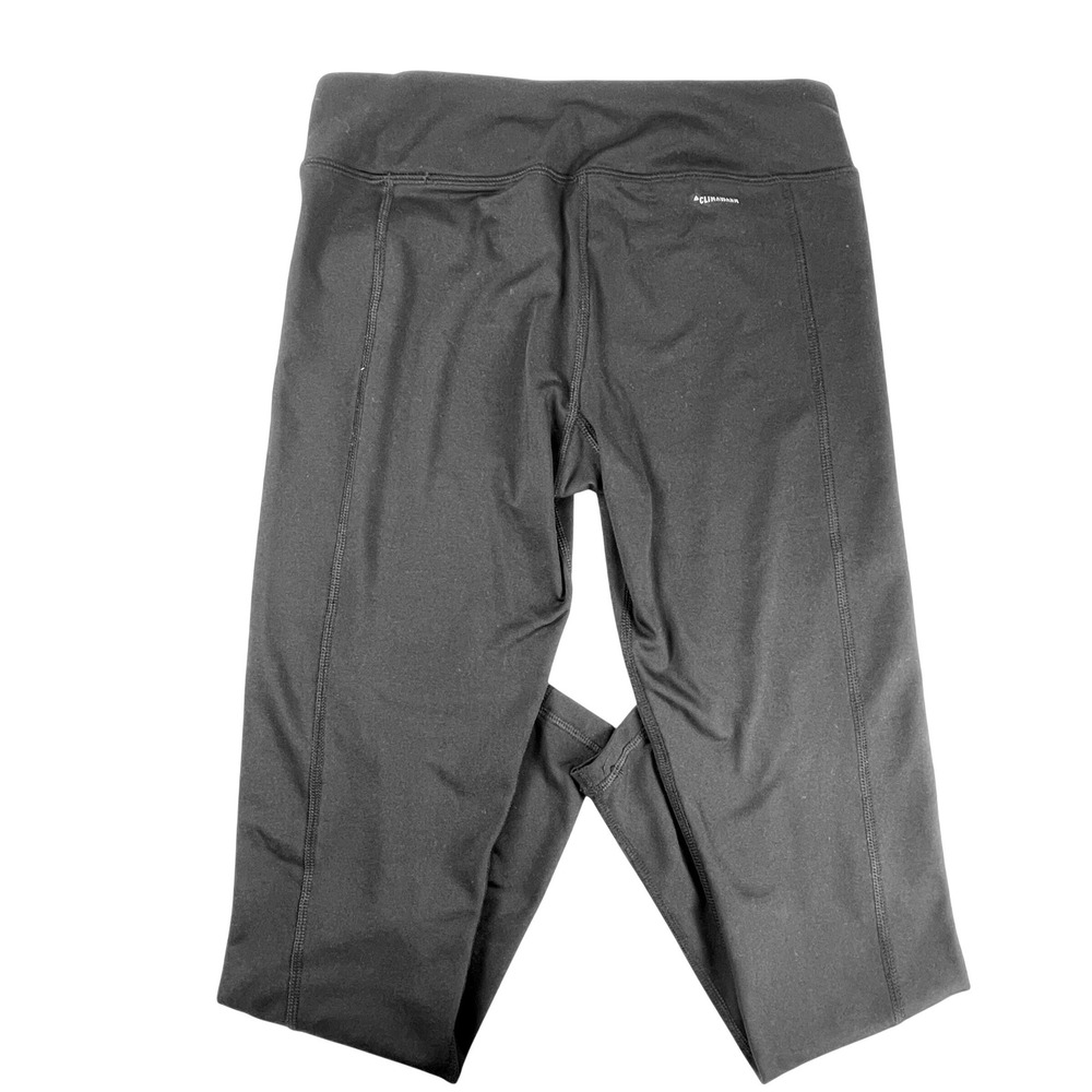 Adidas Leggings Women M Black Climawarm Performance Athletic Tights 0272 - Picture 4 of 8